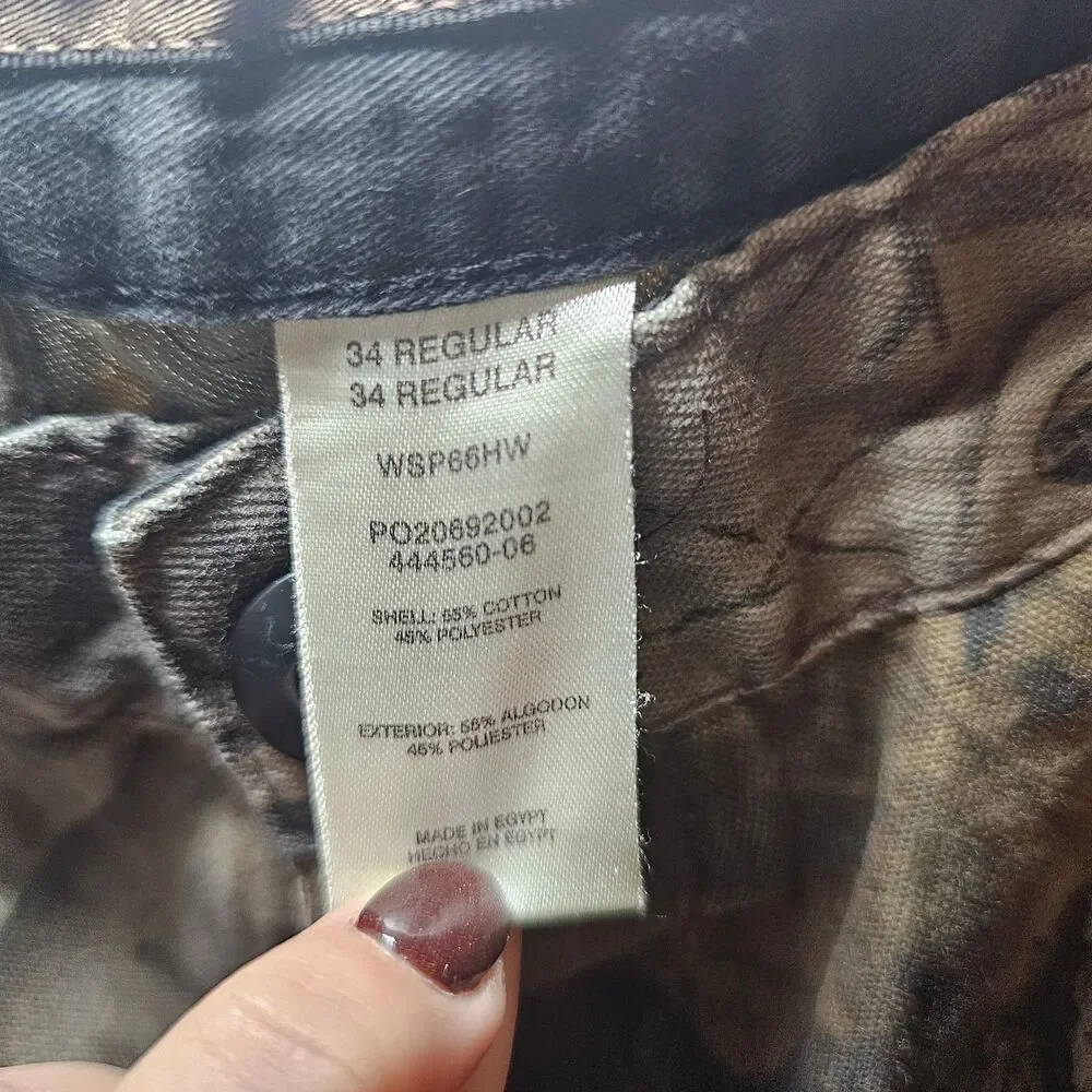 Liberty Cargo Pants Mens Large Regular Realtree Camo Relaxed Hunting Outdoor